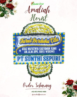Papan Bunga Duka di Pasar Melintang