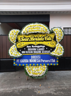 Papan Bunga Duka di Pasar Melintang